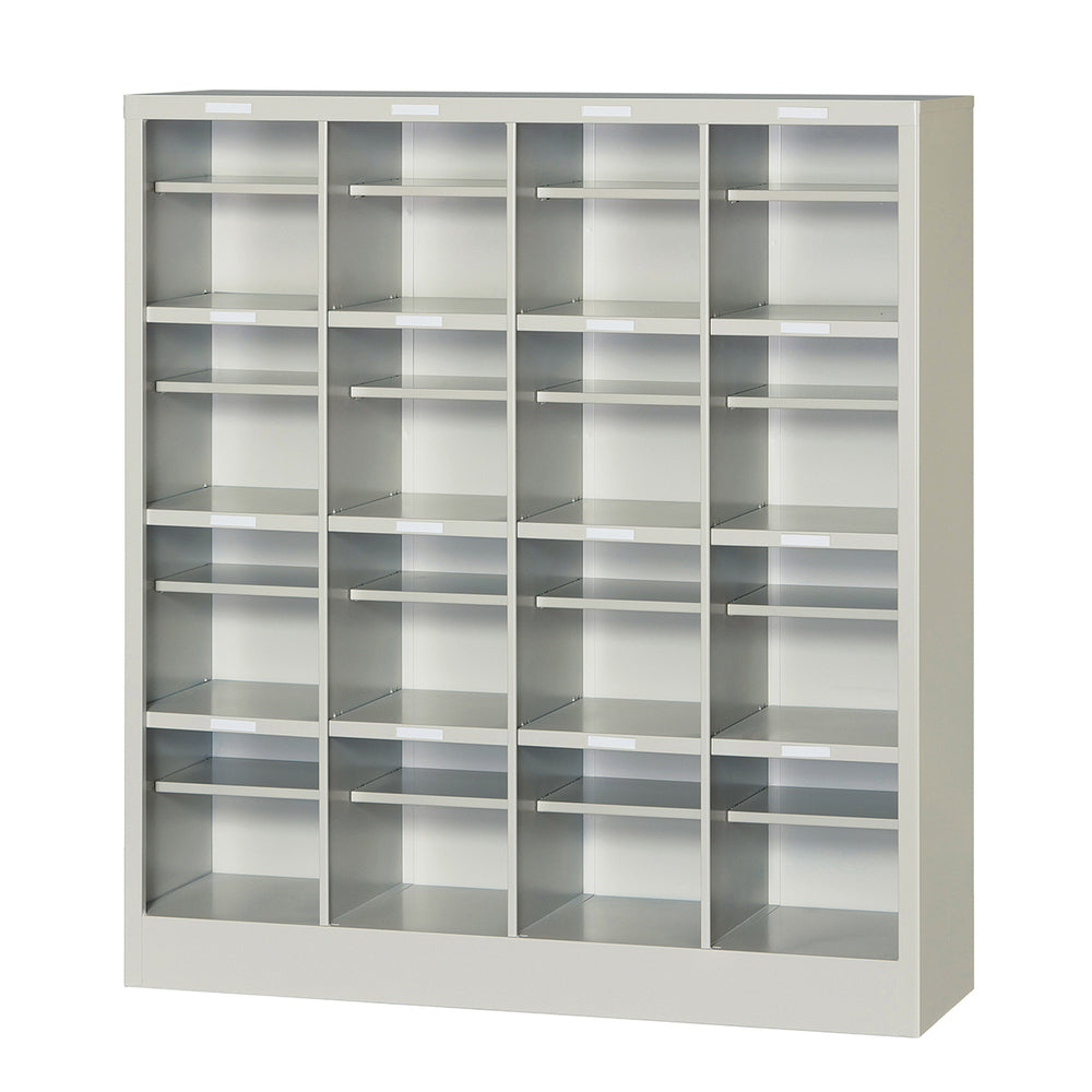 縦仕切付き シューズロッカー ニューグレー