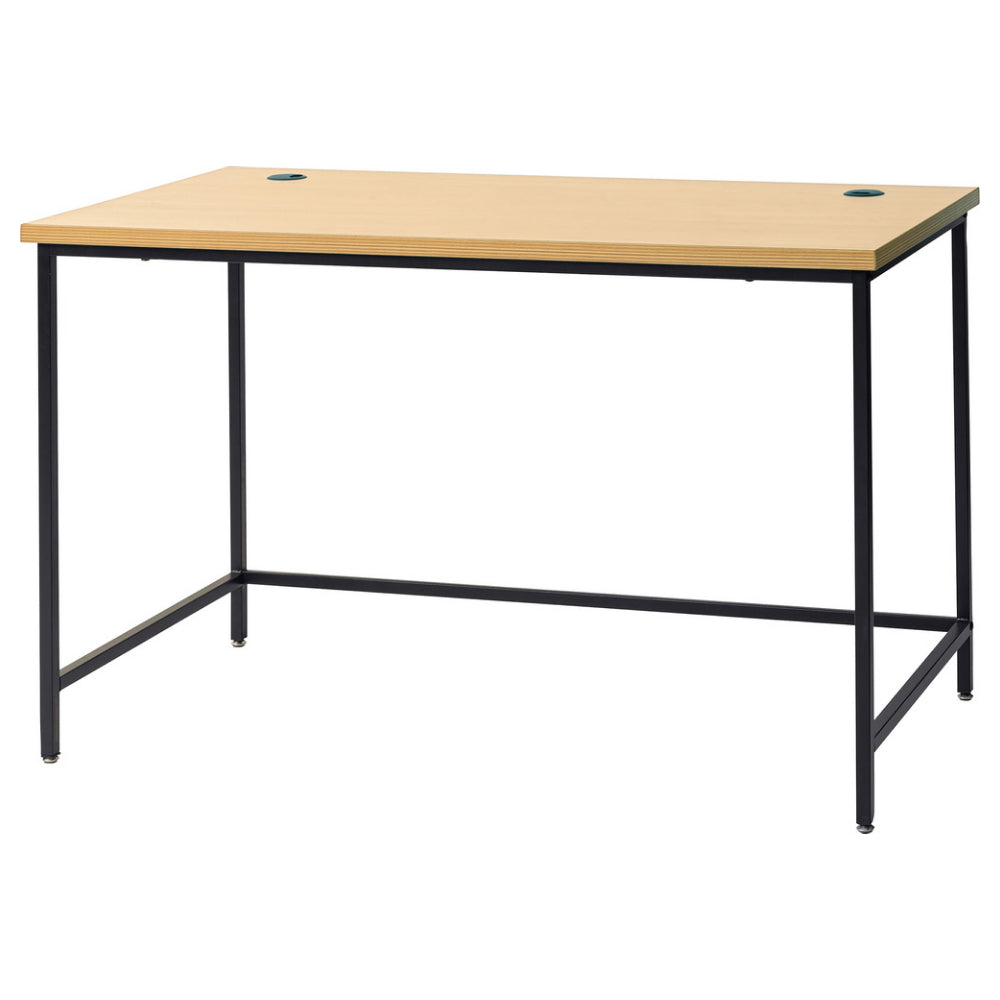 組立式 ナチュラル ワゴンデスク