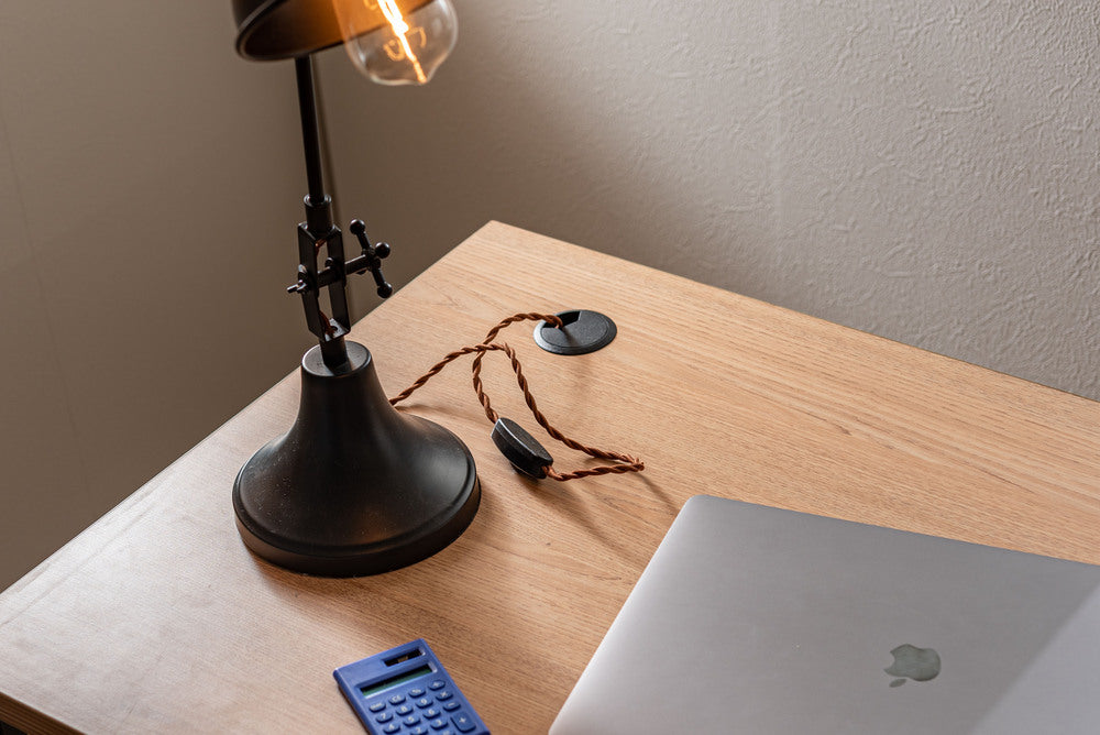 アジャスター付 PCデスク オフィスデスク W120 D60 ワゴンデスク ナチュラル デスク【az-ooff】