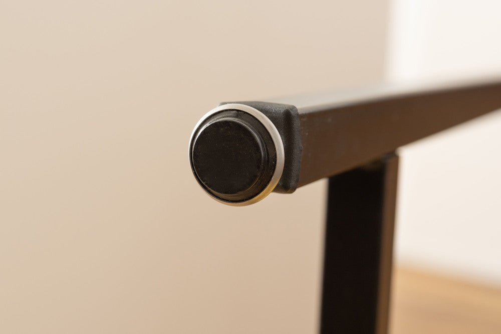 アジャスター付 PCデスク オフィスデスク W120 D60 ワゴンデスク ナチュラル デスク【az-ooff】