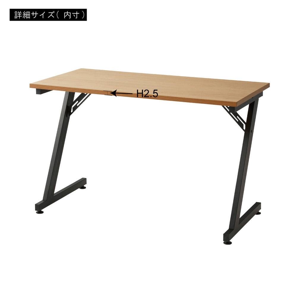 アジャスター付 PCデスク オフィスデスク W120 D60 ワゴンデスク ナチュラル デスク【az-ooff】