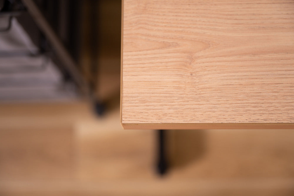 アジャスター付 PCデスク オフィスデスク W120 D60 ワゴンデスク ナチュラル デスク【az-ooff】