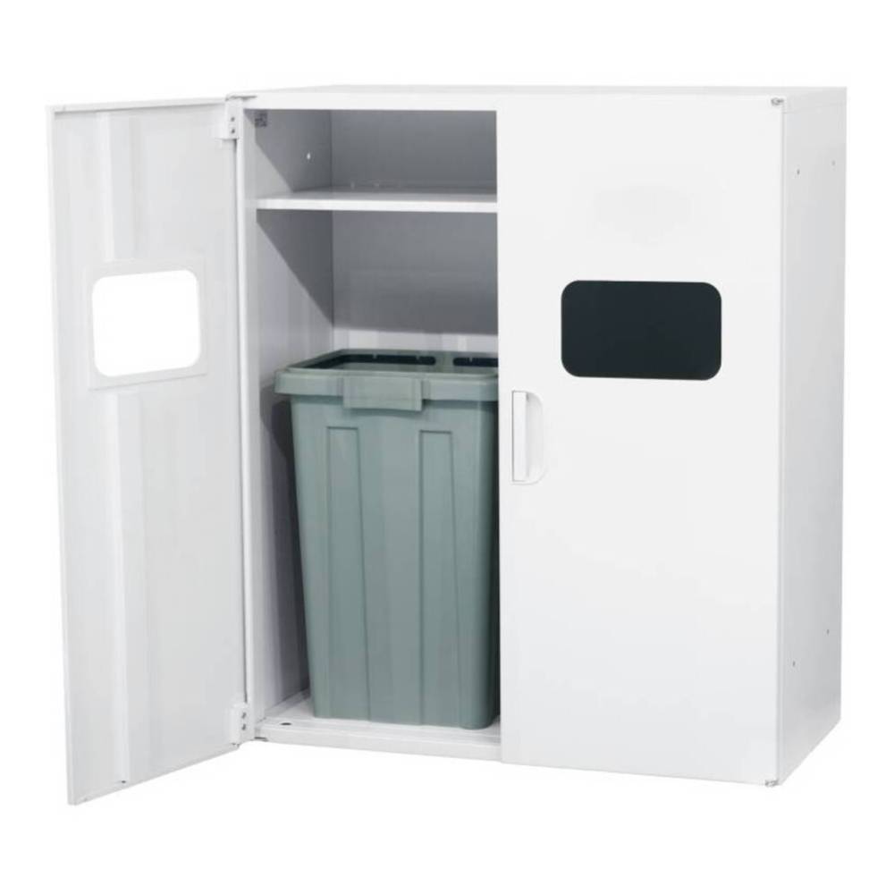 投入口付きで扉を開けずにゴミ捨てできるゴミ箱