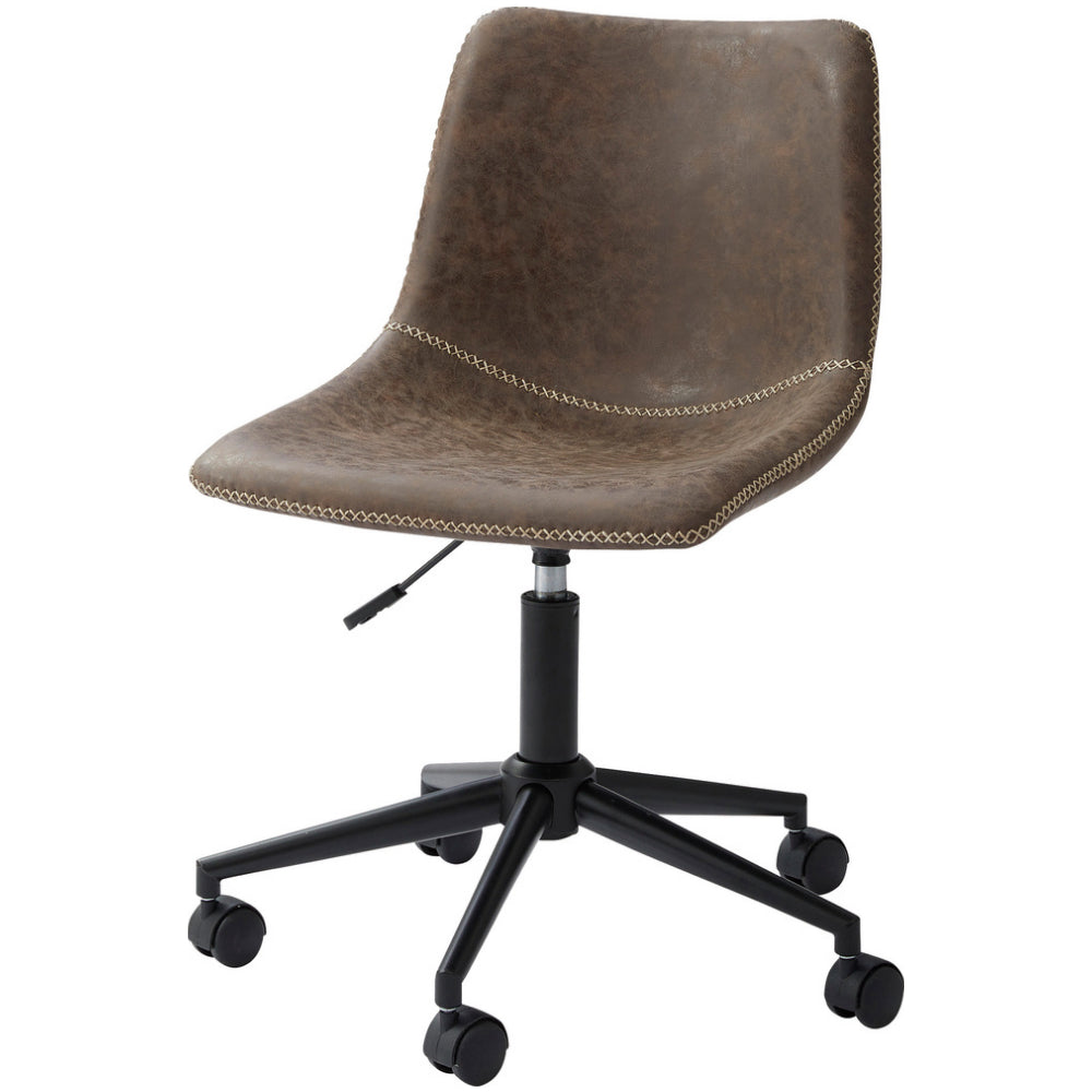 360度回転 ブラウン キャスター付き