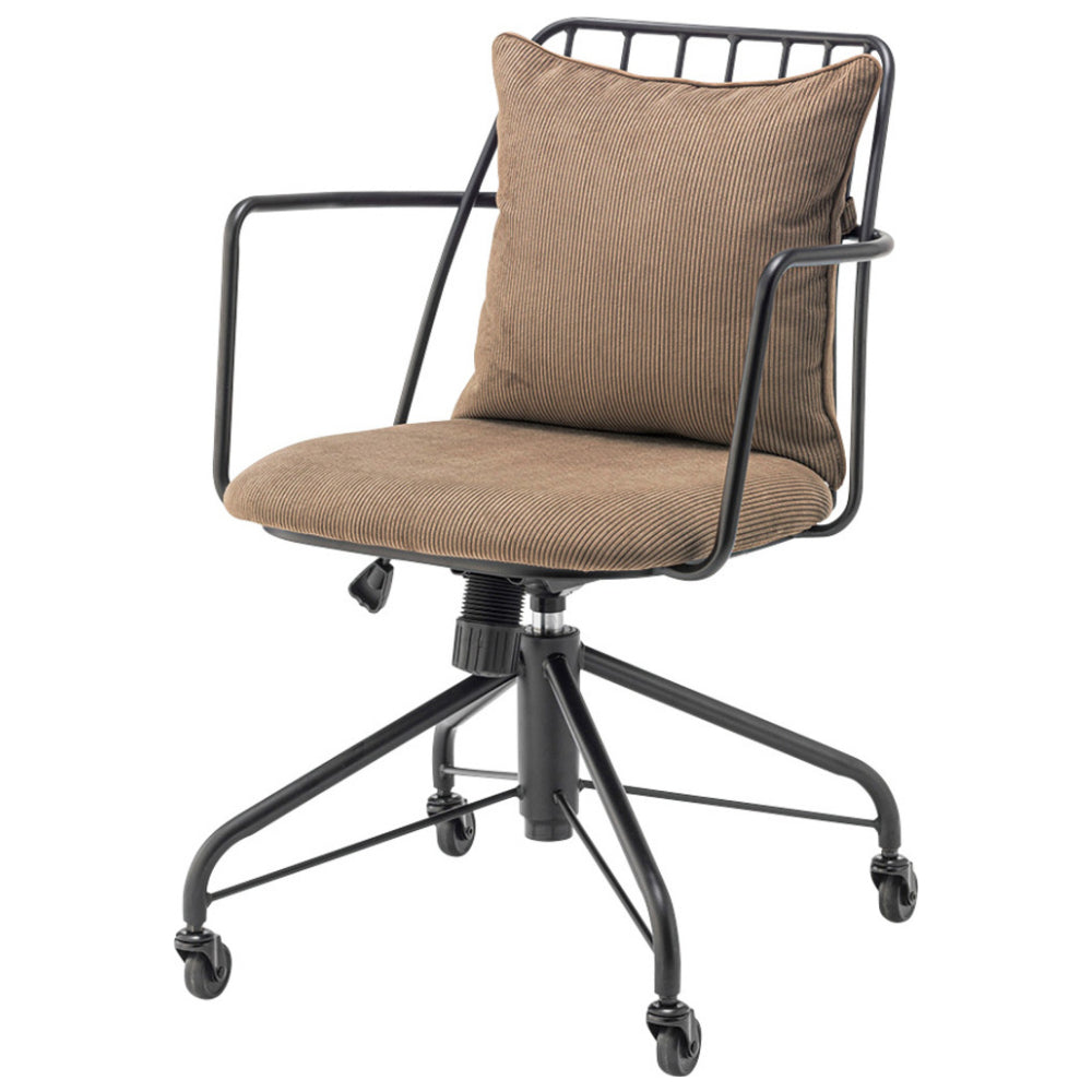 オフィスチェア ベージュ 回転