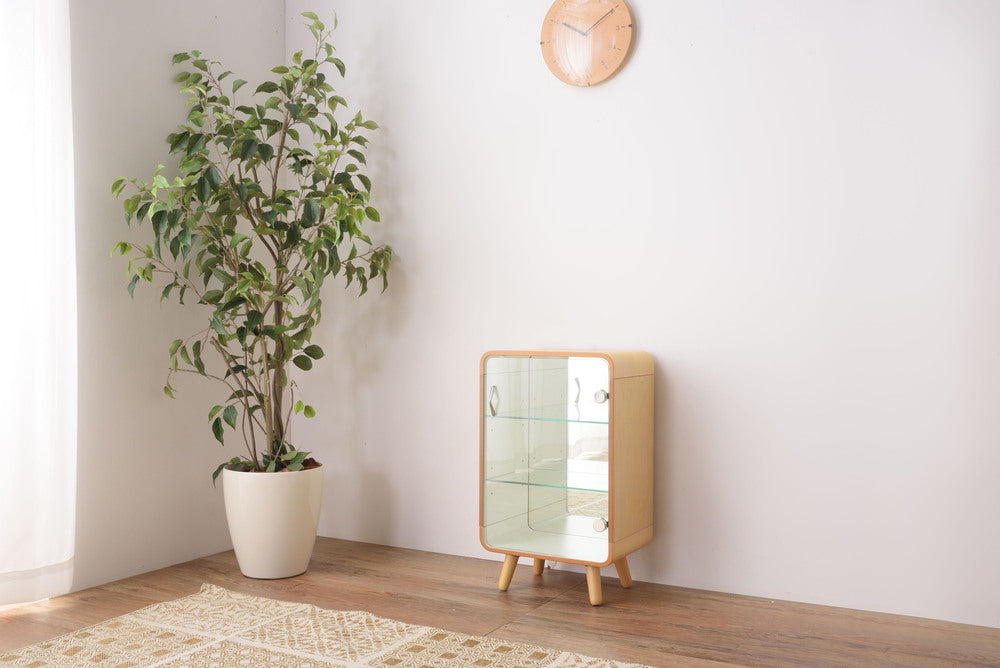 コレクションシェルフ ラック 棚 フィギュアケース ガラスラック リビング収納【az-poft-611】