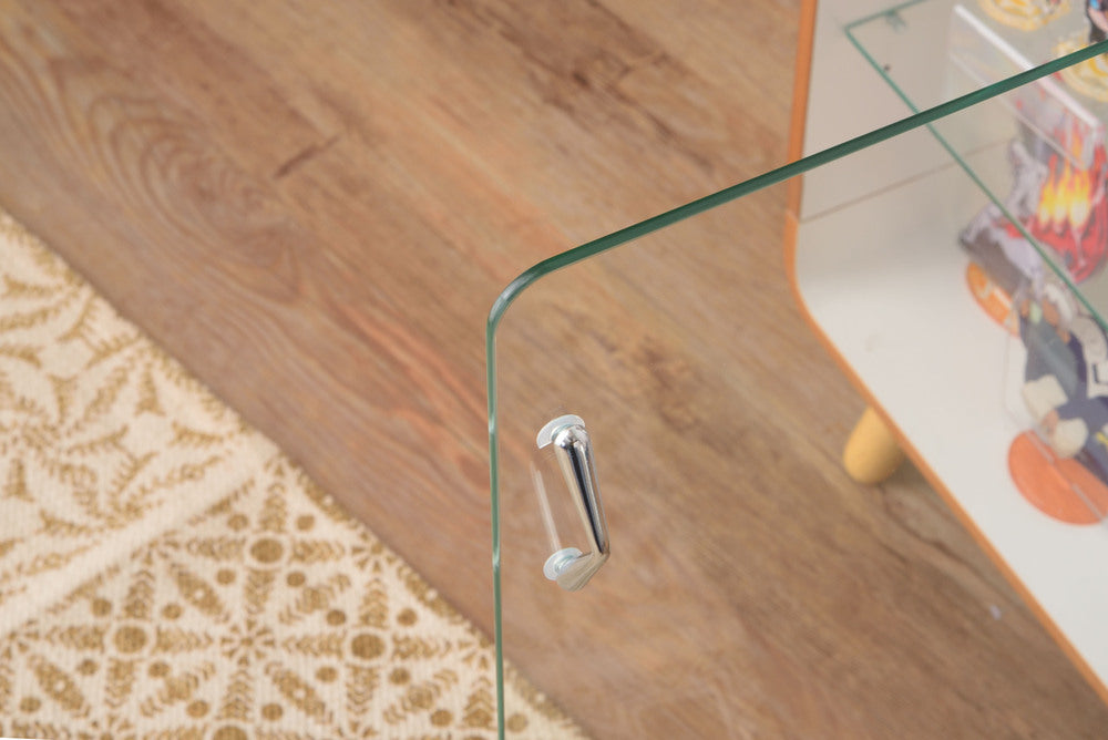 コレクションシェルフ ラック 棚 フィギュアケース ガラスラック リビング収納【az-poft-611】