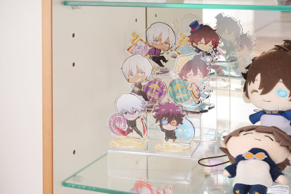 コレクションシェルフ ラック 棚 フィギュアケース ガラスラック リビング収納【az-poft-611】