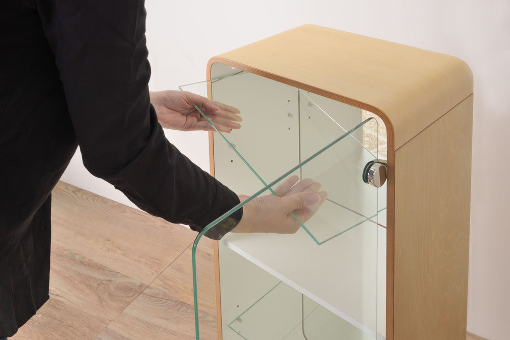 コレクションシェルフ ラック 棚 フィギュアケース ガラスラック リビング収納【az-poft-611】