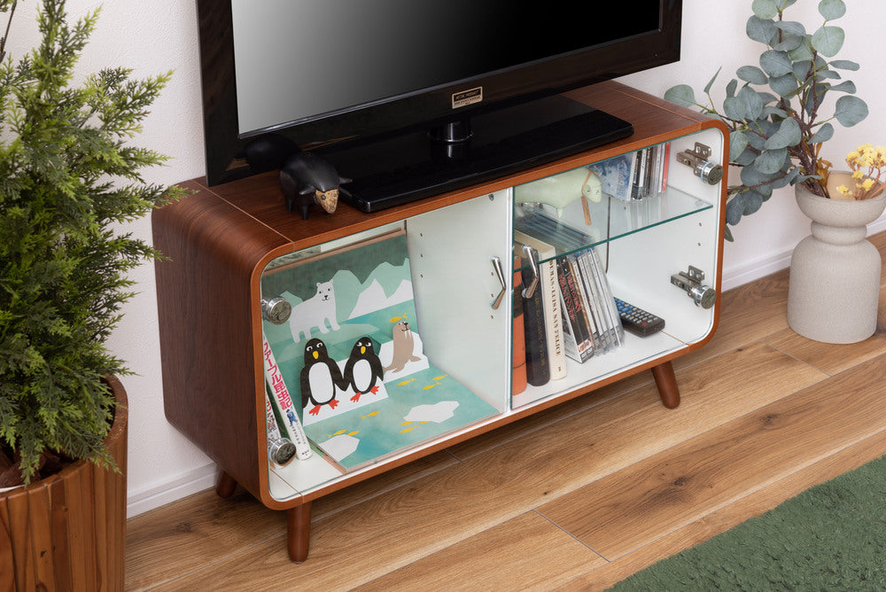 コレクションシェルフ ラック 棚 フィギュアケース ガラスラック リビング収納【az-poft-611】