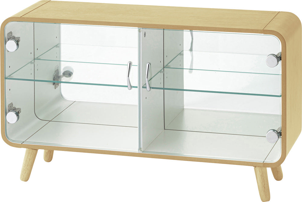 コレクションシェルフ ラック 棚 フィギュアケース ガラスラック リビング収納【az-poft-611】