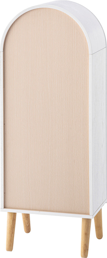 アーチ型 ガーリー コレクションシェルフ ラック 棚 フィギュアケース ガラスラック【az-poft-621】