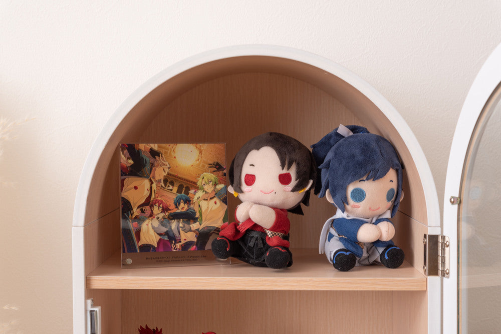 アーチ型 ガーリー コレクションシェルフ ラック 棚 フィギュアケース ガラスラック【az-poft-621】