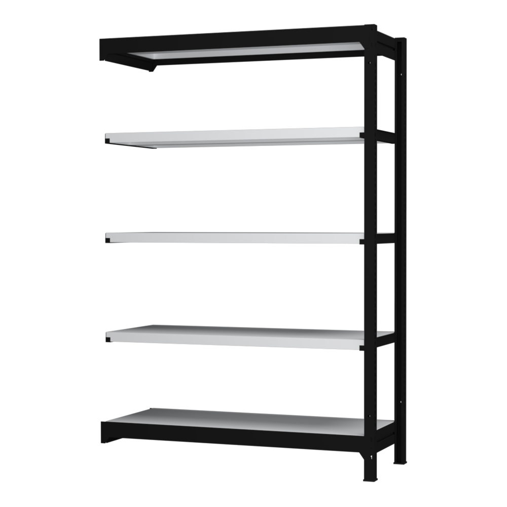 ブラック スチール製 H1800