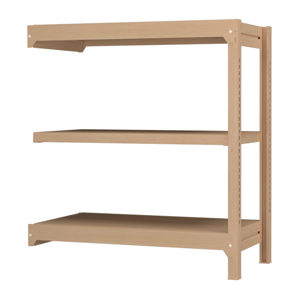 ナチュラル スチールラック 連結可能