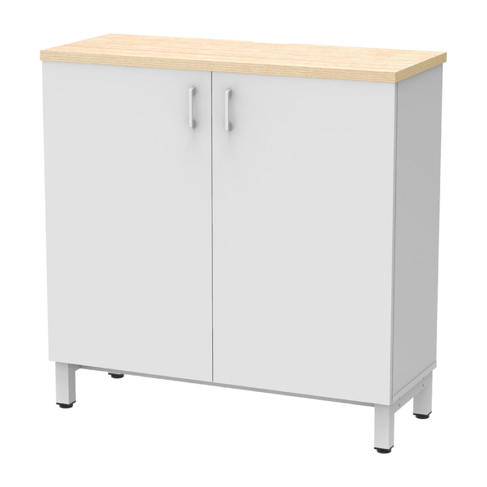 開き扉タイプ 脚付きハイカウンター