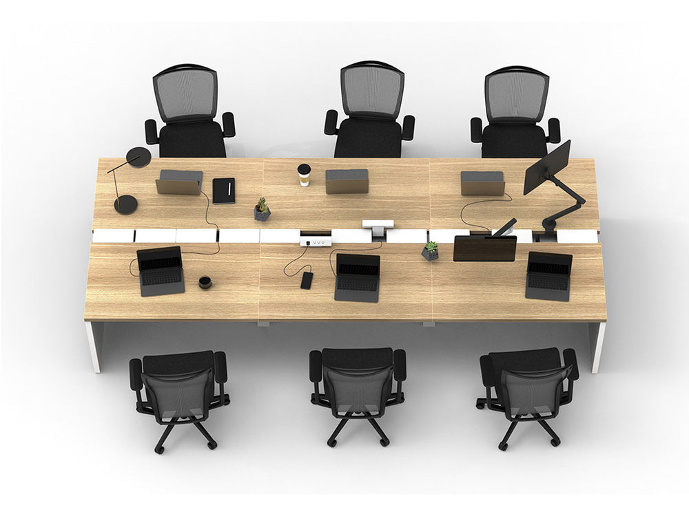 オフィスデスク 使用イメージ 配線蓋