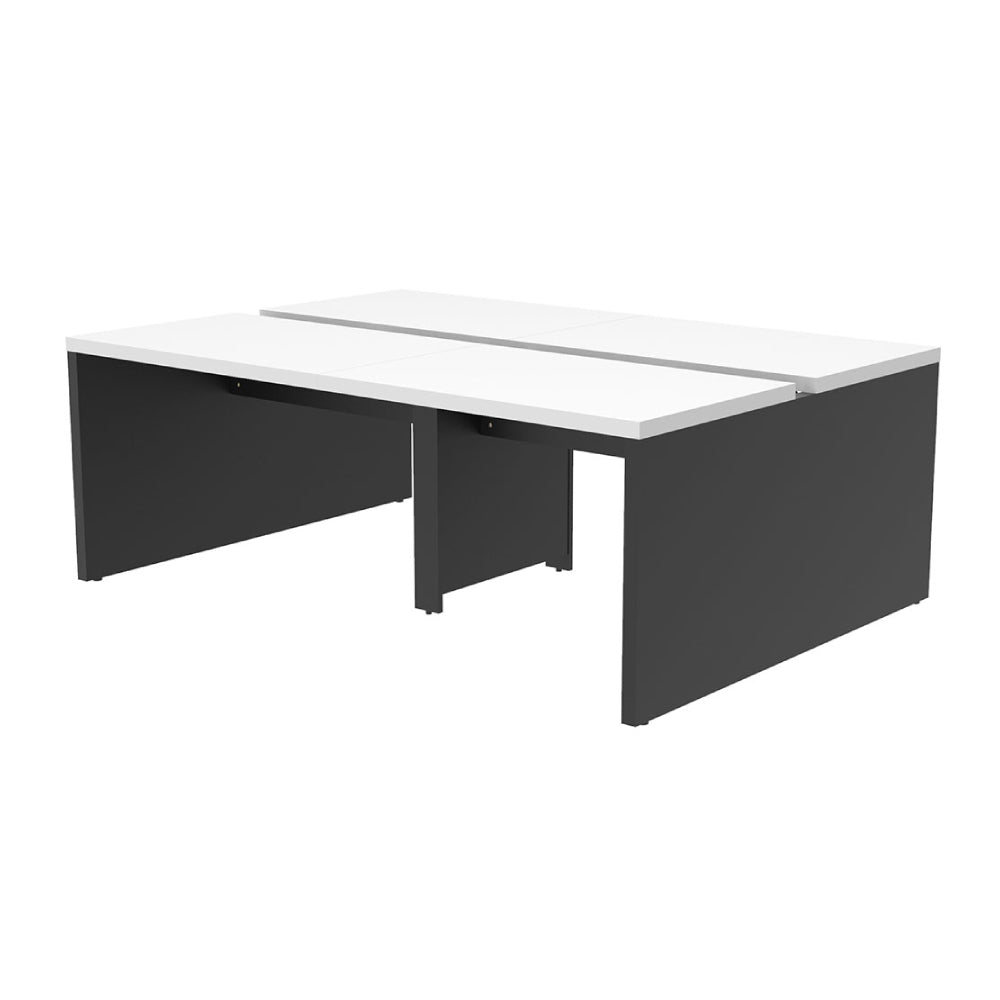 ブラック脚 ワークデスク 配線対応