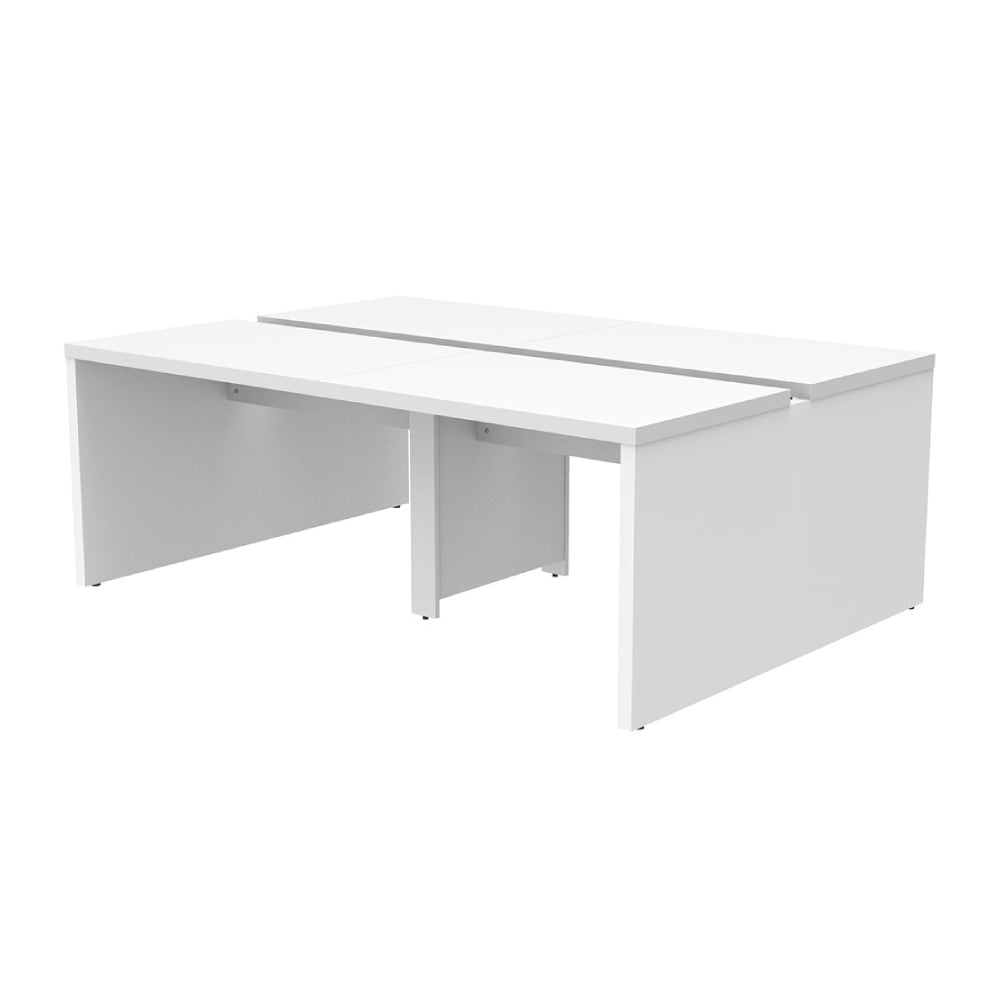 フリーアドレスデスク ホワイトA パネル脚