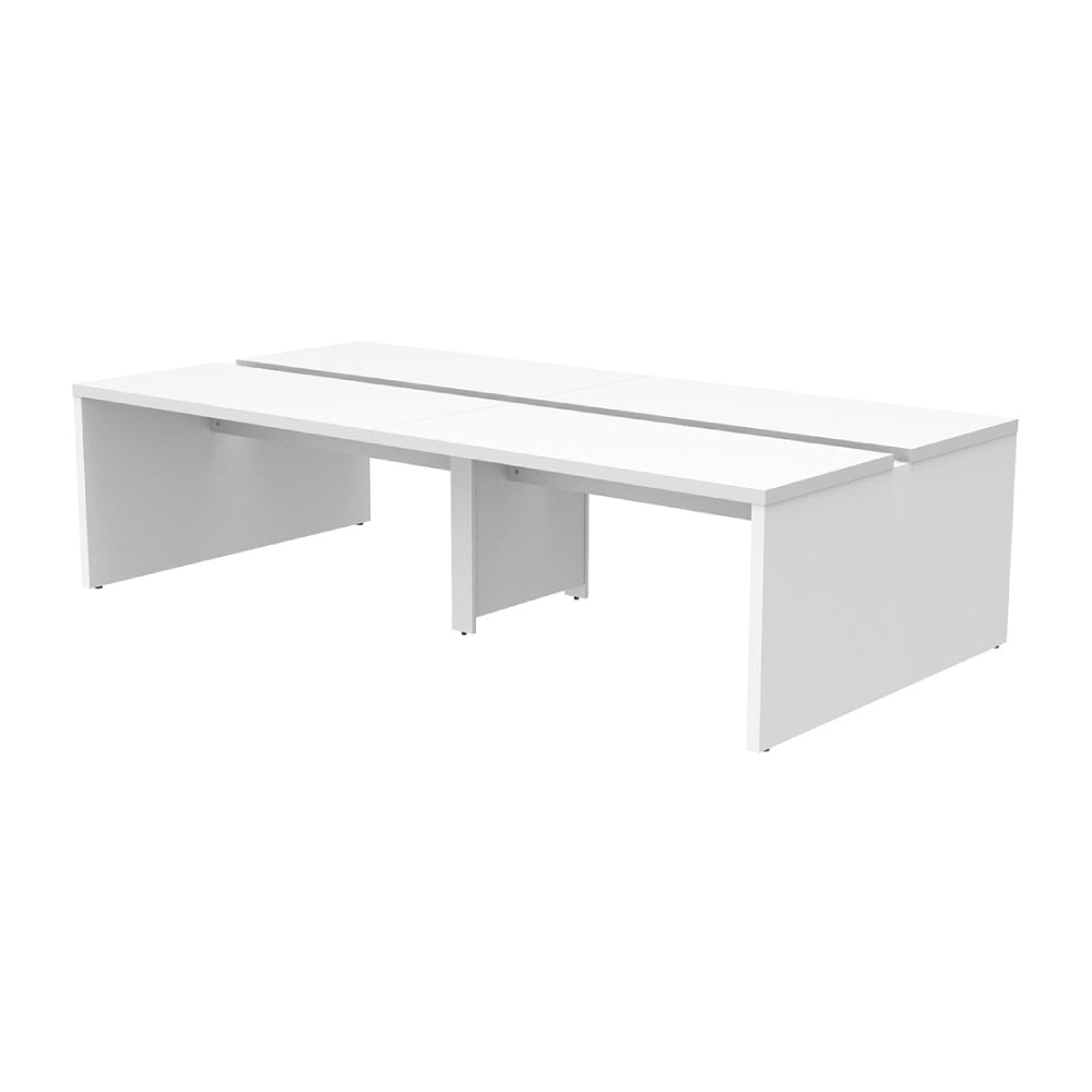 法人様限定 ソリ―ド フリーアドレス用デスク II D1400 基本 配線受け 連結可能 会議テーブル【rftft2214】