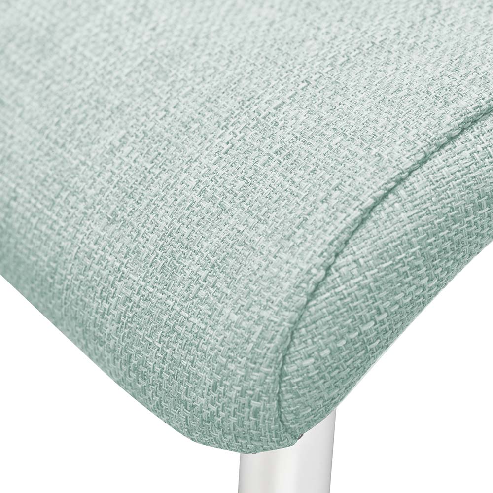 クッション座面 ファブリックチェア