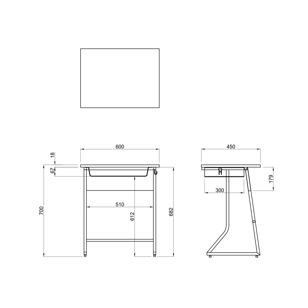 サイズ 幅600 学習テーブル