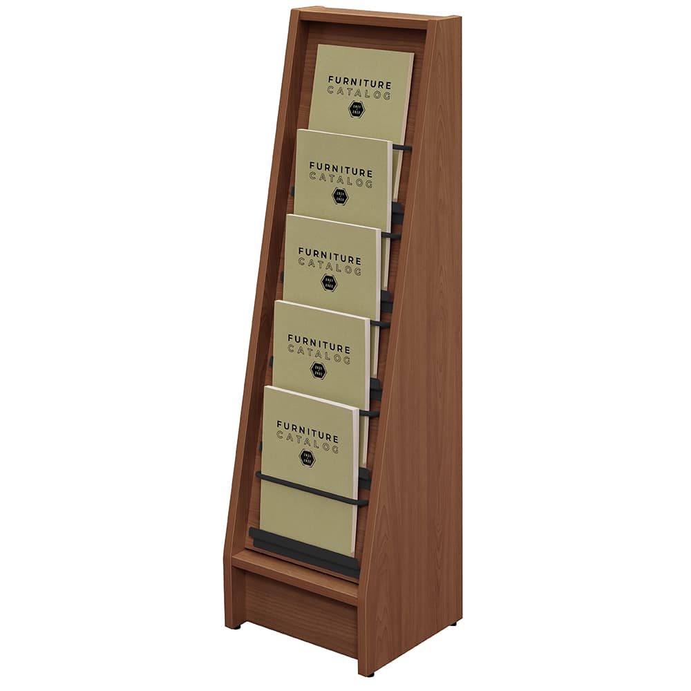 フライヤースタンド ウォルナット 前倒れ防止