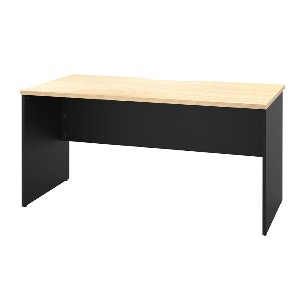 ブラック脚 ナチュラル天板 机上PCラック