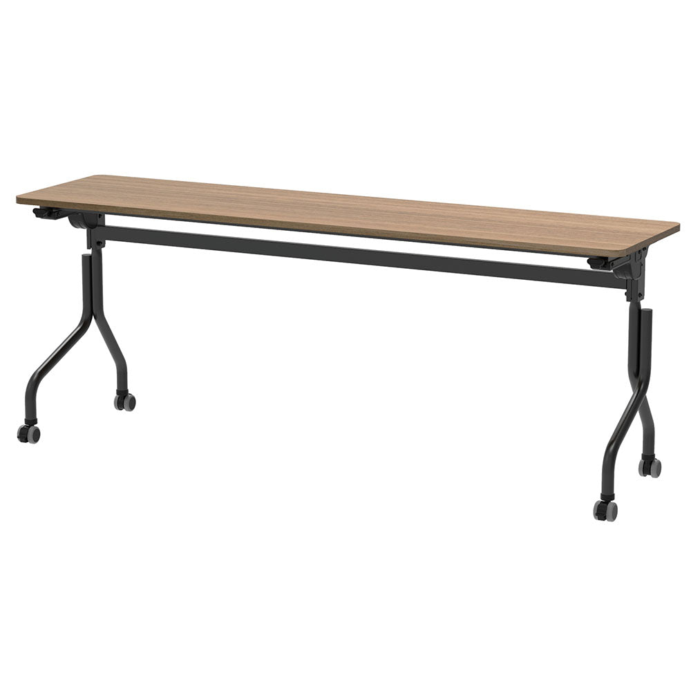 ウォルナット ブラック脚 折りたたみテーブル