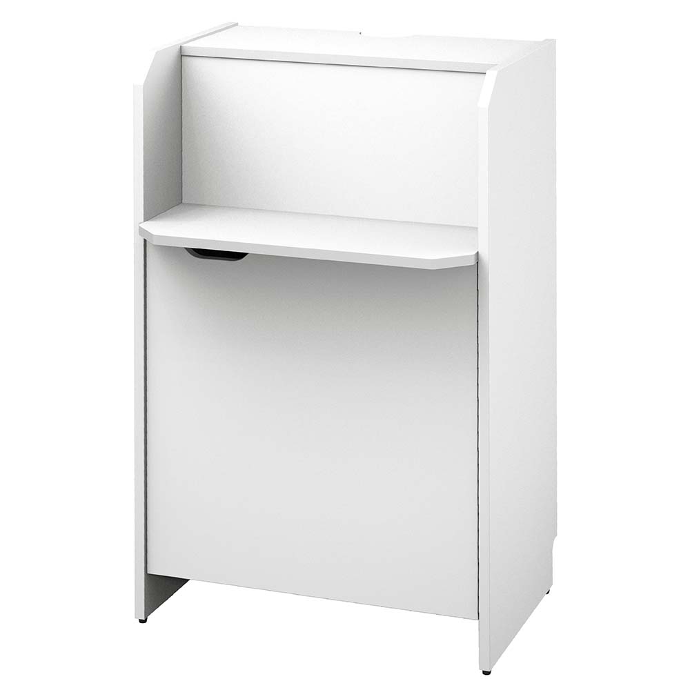 無人受付カウンター  受付 ホワイト