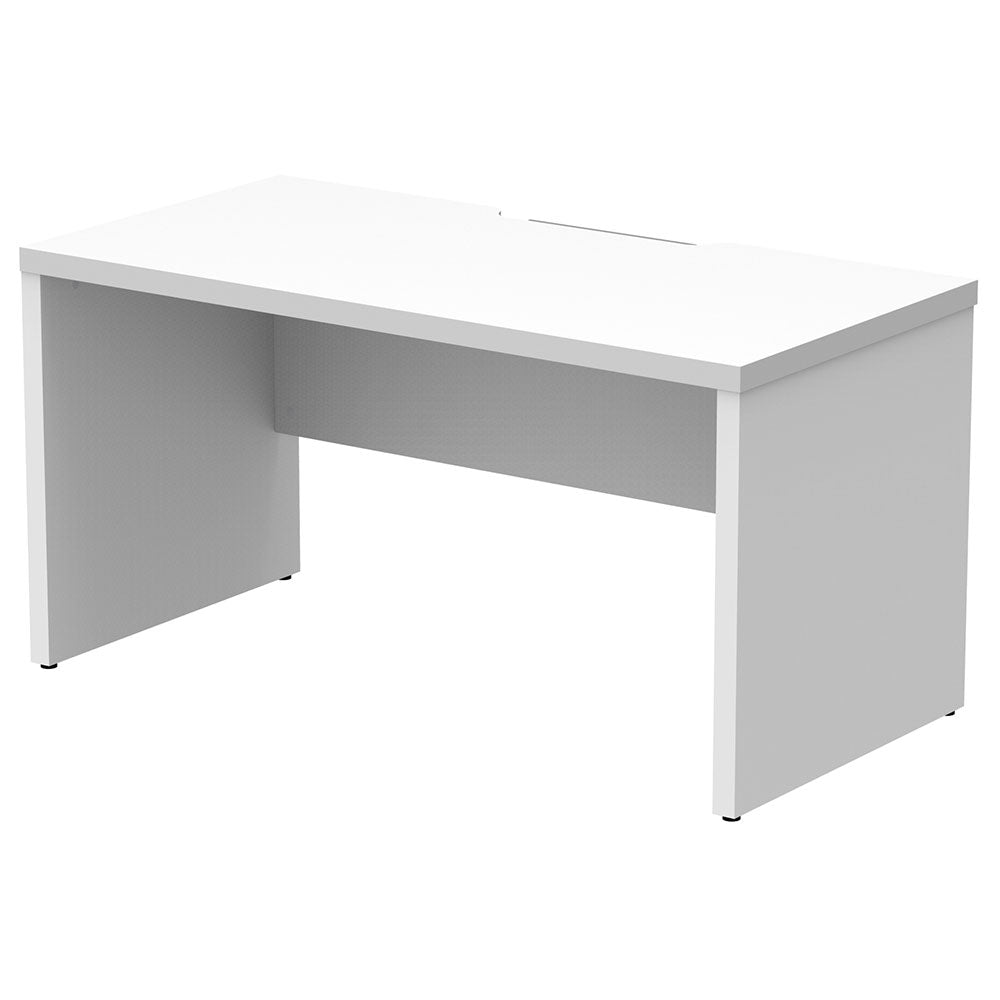 ホワイト ハーフタイプデスク オフィス