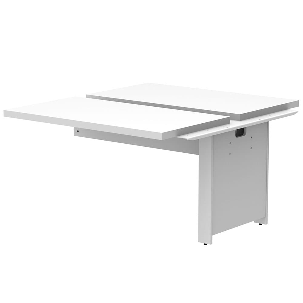 ホワイト 増連用デスク パソコンデスク