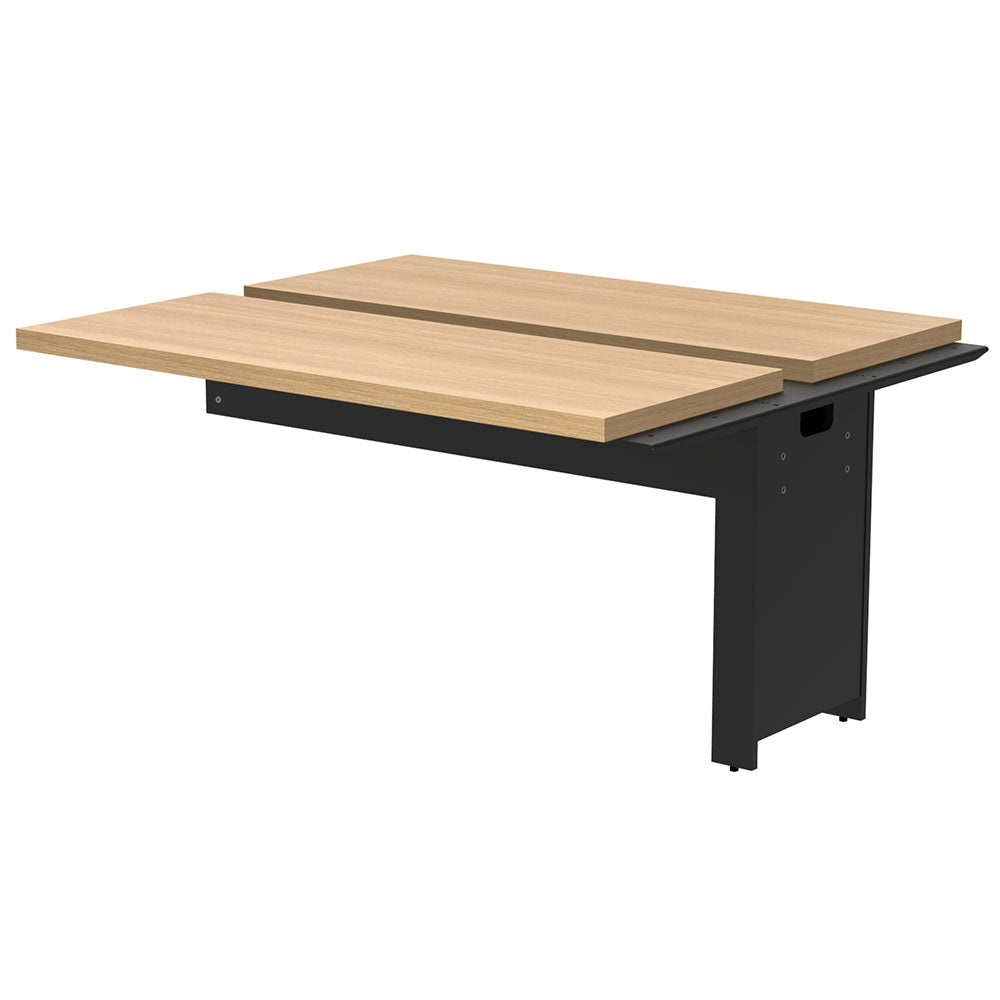 ブラック ナチュラル パソコン机