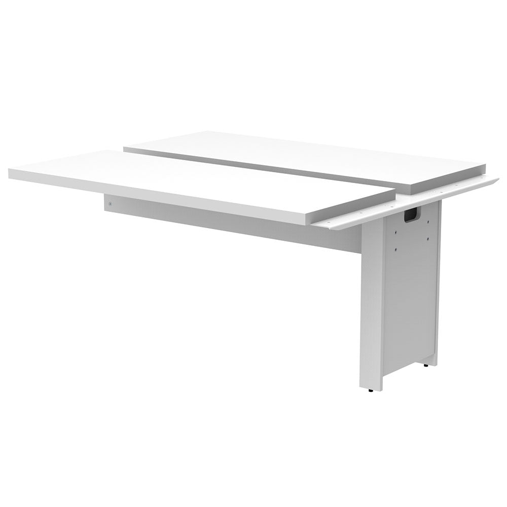 ホワイト ワークテーブル フリーデスク