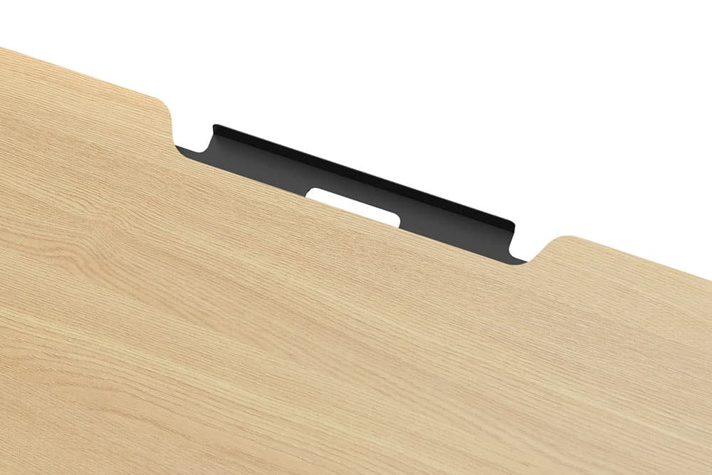 切り欠け 配線対応 ナチュラル天板