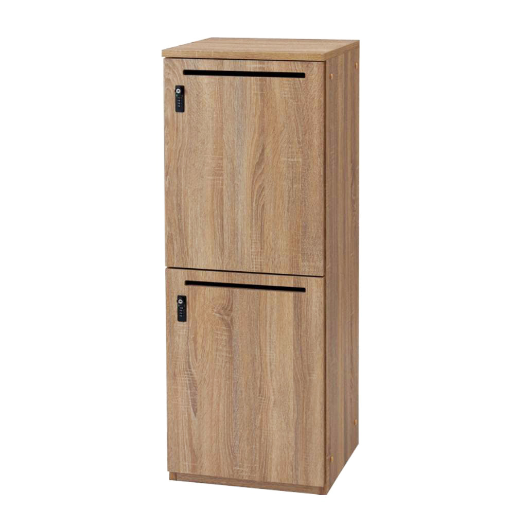 1列2段 カフェ風ロッカー メール開口あり