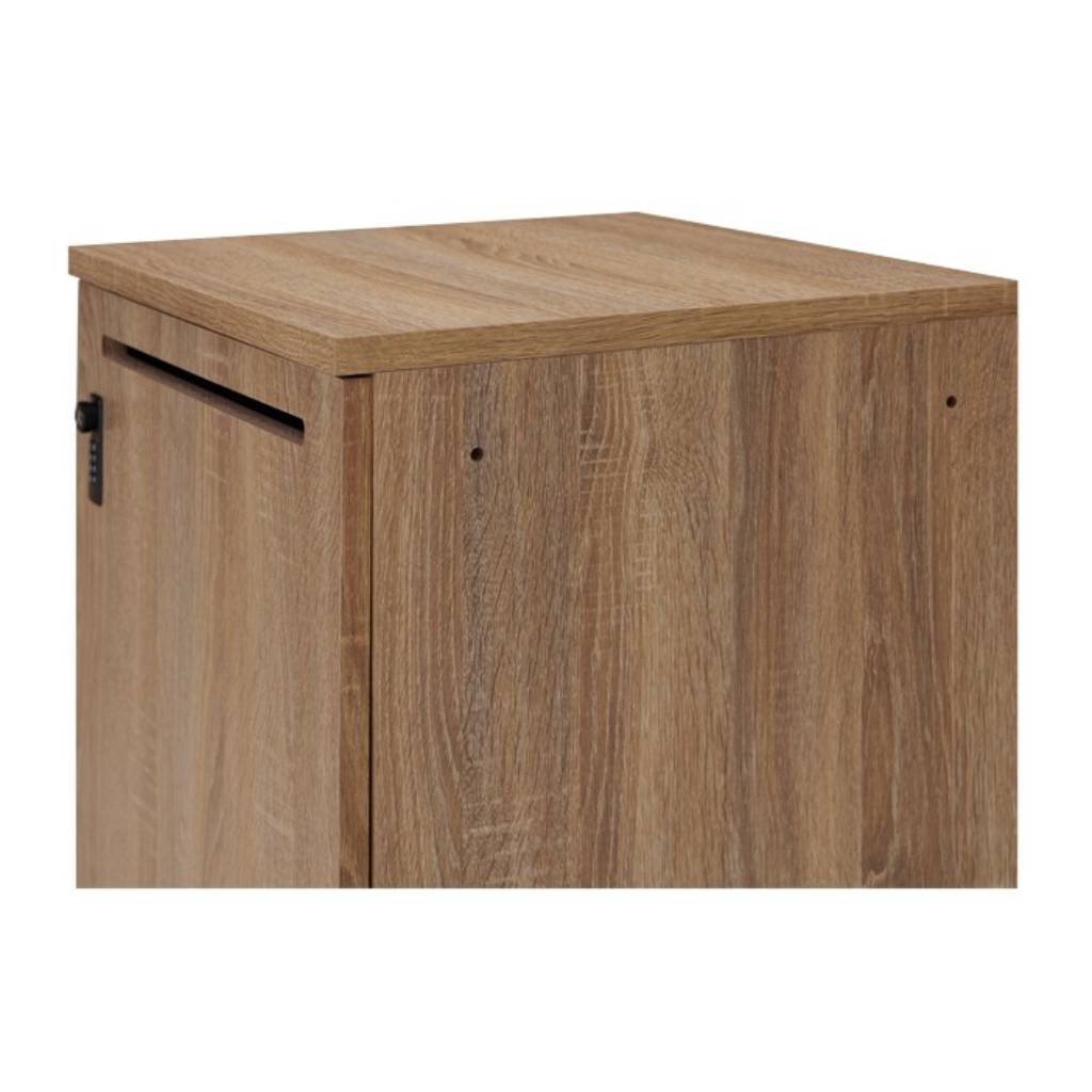 木目調 オフィスロッカー 2人用