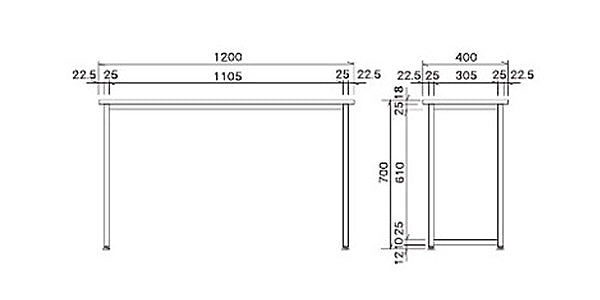 サイズ サイドテーブル 古木調