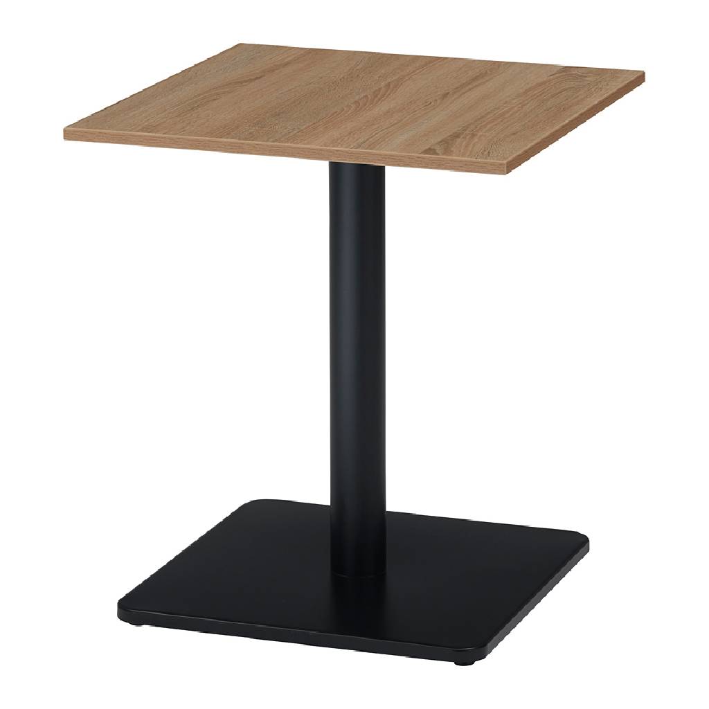 1本脚 ダイニングテーブル 角型