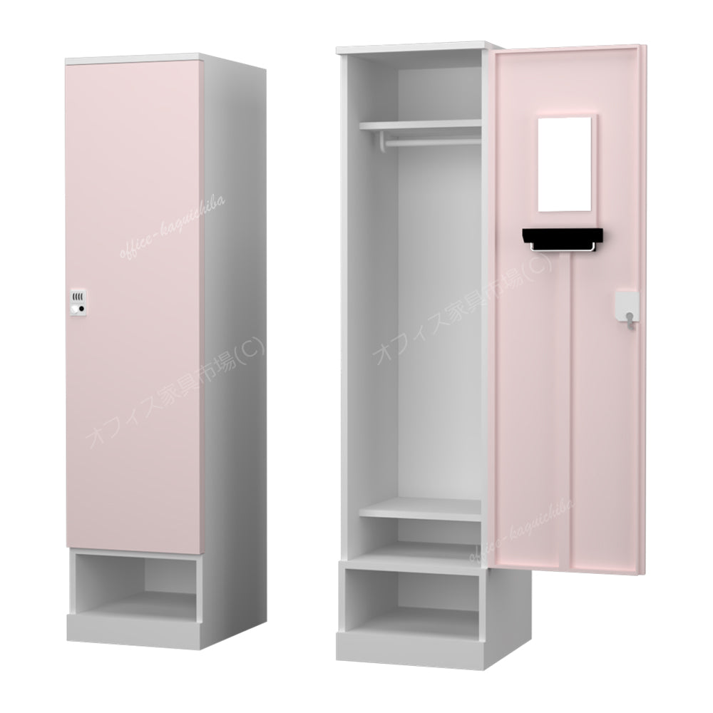 更衣用ロッカー 完成品 下段オープンタイプ 【オフィス家具市場】【HRK-LKT-WH】