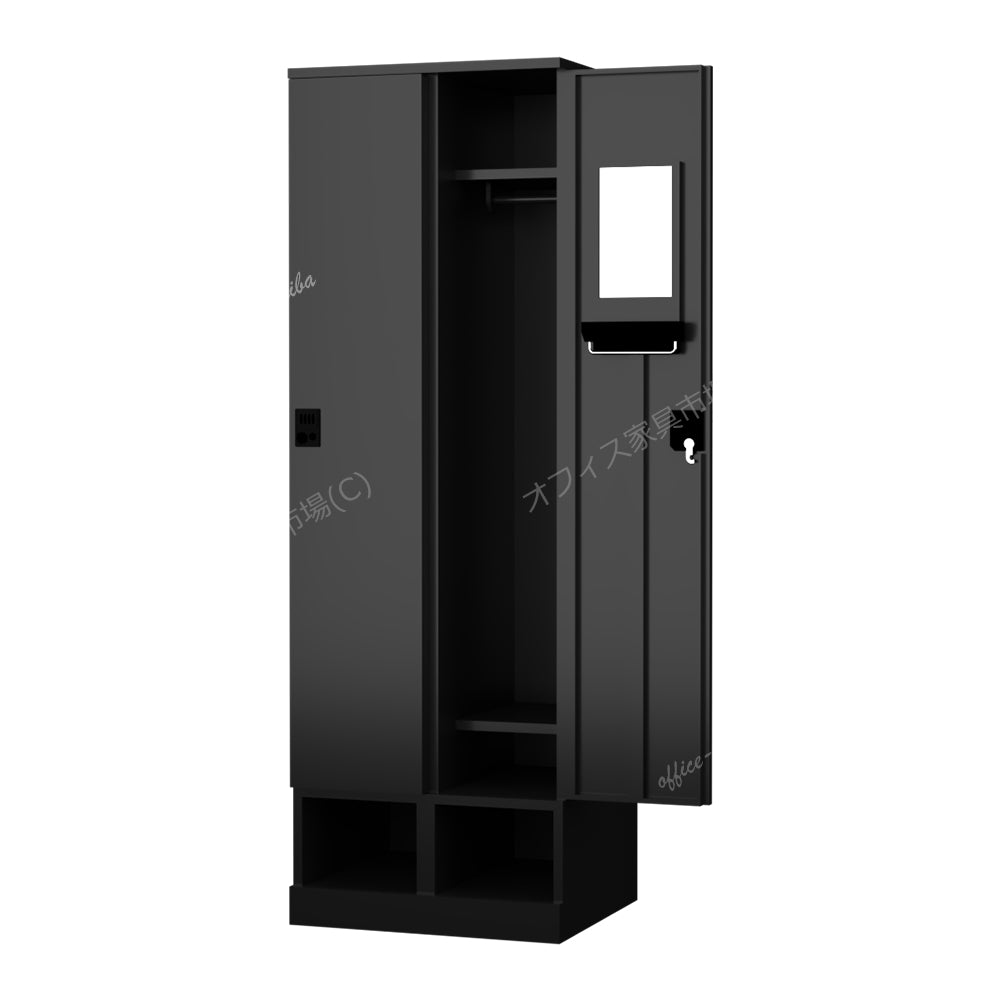 更衣用ロッカー 完成品 下段オープンタイプ 木目柄【オフィス家具市場】【HRK-LKT】