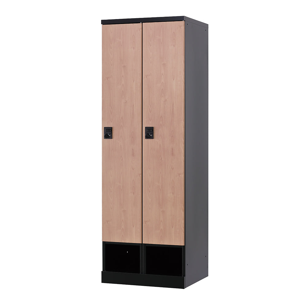 更衣用ロッカー 完成品 下段オープンタイプ 木目柄【オフィス家具市場】【HRK-LKT】