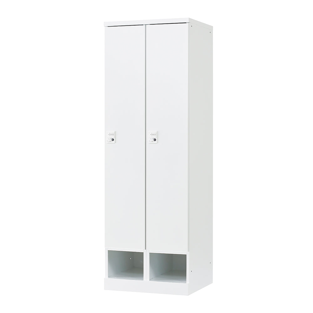 更衣用ロッカー 完成品 下段オープンタイプ 【オフィス家具市場】【HRK-LKT-WH】