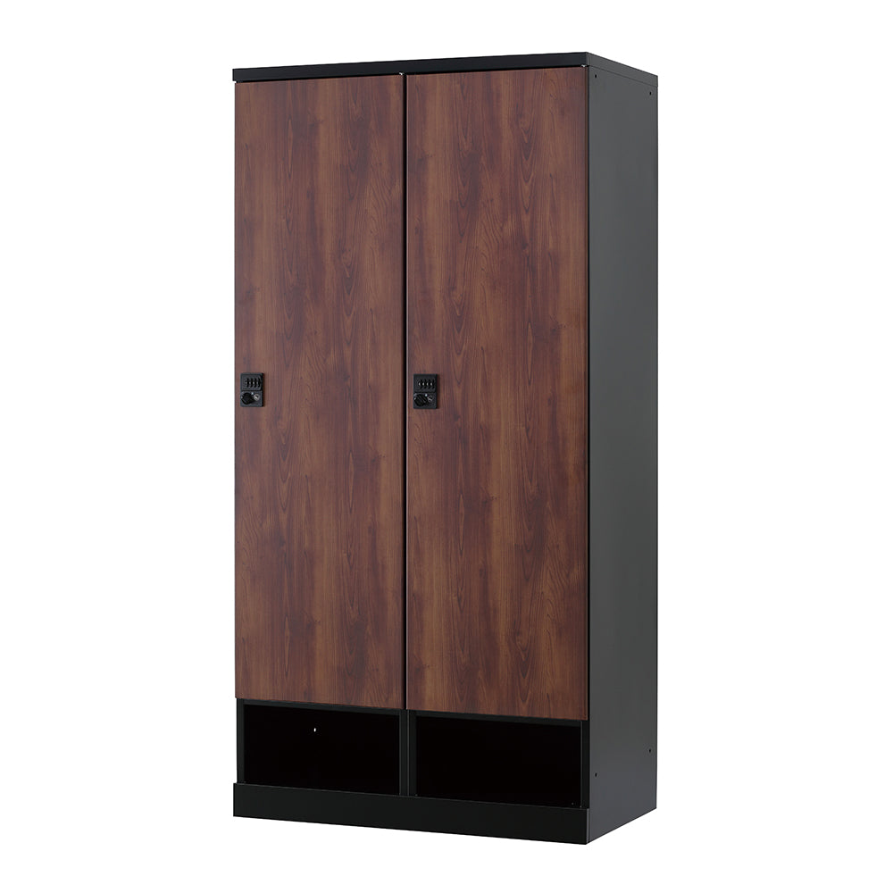 更衣用ロッカー 完成品 下段オープンタイプ 木目柄【オフィス家具市場】【HRK-LKT】