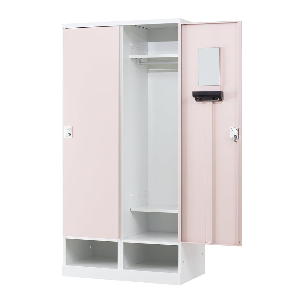 更衣用ロッカー 完成品 下段オープンタイプ 【オフィス家具市場】【HRK-LKT-WH】