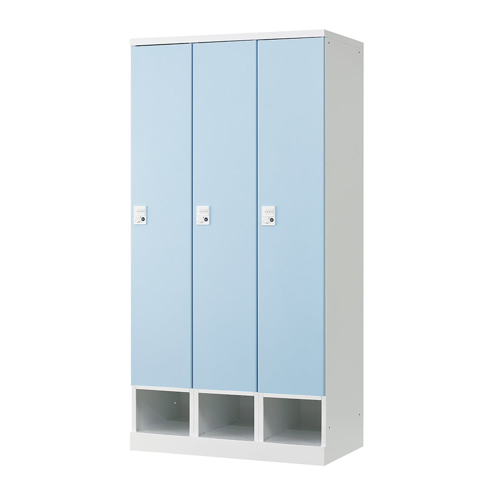 更衣用ロッカー 完成品 下段オープンタイプ 【オフィス家具市場】【HRK-LKT-WH】