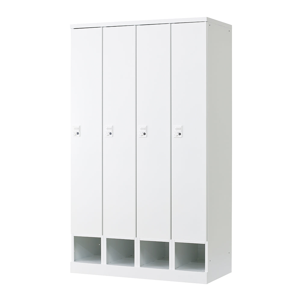 更衣用ロッカー 完成品 下段オープンタイプ 【オフィス家具市場】【HRK-LKT-WH】