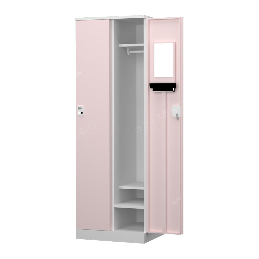 更衣用ロッカー 完成品 オール扉タイプ 本体ホワイト【オフィス家具市場】【HRK-LTT-WH】