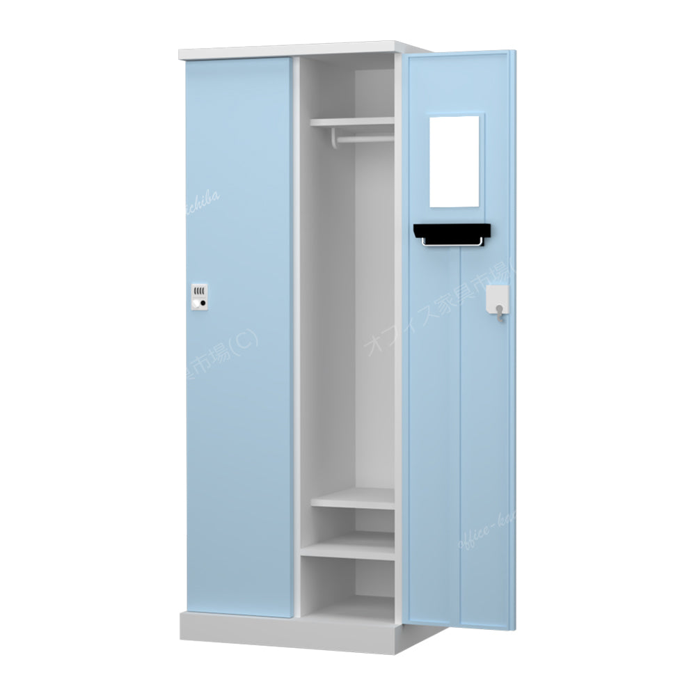 更衣用ロッカー 完成品 オール扉タイプ 本体ホワイト【オフィス家具市場】【HRK-LTT-WH】