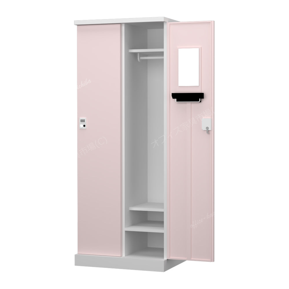 更衣用ロッカー 完成品 オール扉タイプ 本体ホワイト【オフィス家具市場】【HRK-LTT-WH】